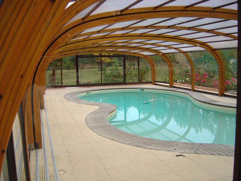 Cubiertas de madera para piscinas